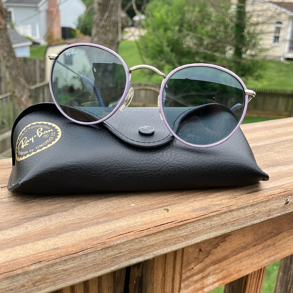 Ray-Ban Lavender Round Sunglasses